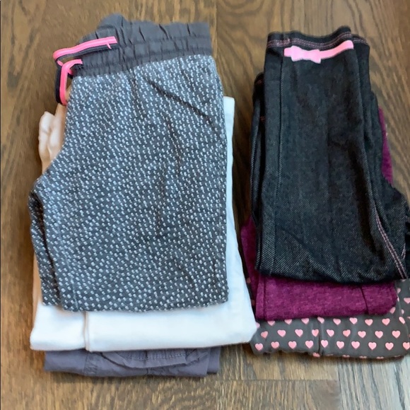 Lot of 6 pairs of 4T pants - joggers & leggings. - Picture 1 of 7